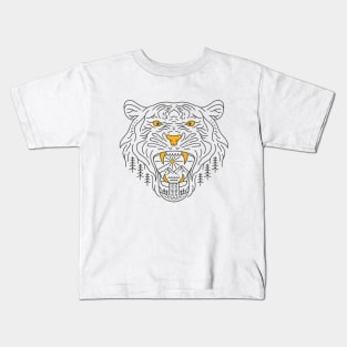 Wild Tiger and Wild Nature Kids T-Shirt